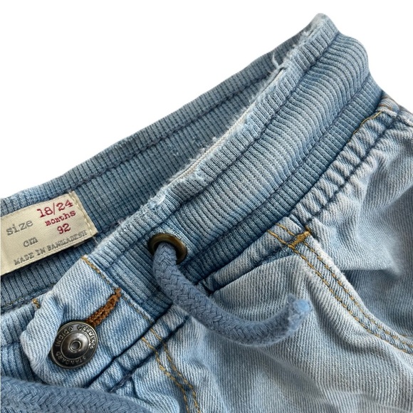 Zara Light Blue Kids Shorts - Picture 2 of 3